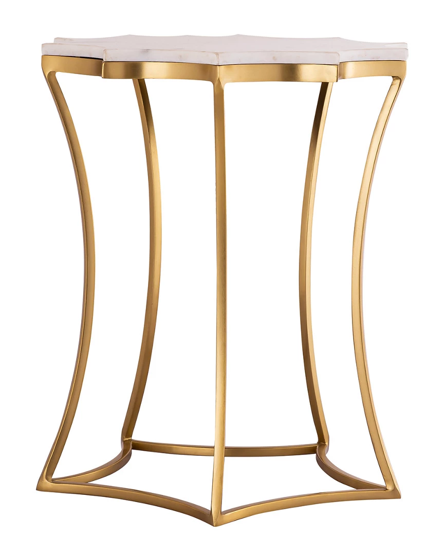 TOV Camilla Marble Side Table Home Nightstands 3 TOV Camilla Marble Side Table Home Nightstands - Image 3