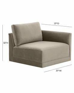 TOV Furniture Willow RAF Corner Chair Home Accent Chairs -TOV Shop 3050584351 RLLZ 5