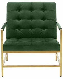 TOV Van Velvet Accent Chair Home Accent Chairs -TOV Shop 3050585357 RLLZ 3