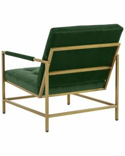 TOV Van Velvet Accent Chair Home Accent Chairs -TOV Shop 3050585357 RLLZ 4