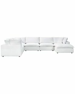 TOV Furniture Cali Large Modular Chaise Sectional Home Sofas & Sectionals
