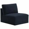 TOV Furniture Willow Velvet Armless Chair Home Accent Chairs
