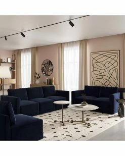 TOV Furniture Willow Velvet Armless Chair Home Accent Chairs -TOV Shop 3050588234 RLLZ 2