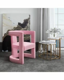 TOV Furniture Ada Velvet Chair Home Accent Chairs -TOV Shop 3050590647 RLLZ 2