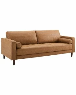 TOV Cave Leather Sofa Home Sofas & Sectionals