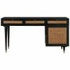 TOV Furniture Sierra Noir Desk Home Desks & Storage Black