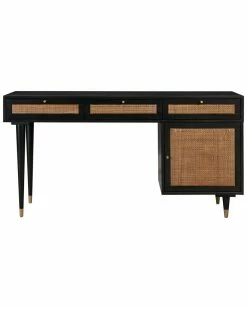 TOV Furniture Sierra Noir Desk Home Desks & Storage Black