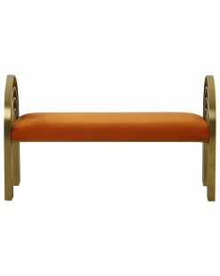 TOV Mavis Velvet Bench Home Accent Chairs 6 TOV Mavis Velvet Bench Home Accent Chairs -TOV Shop 3050614332 RLLZ 3