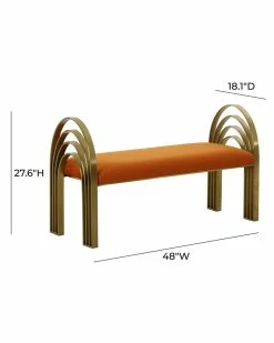 TOV Mavis Velvet Bench Home Accent Chairs 7 TOV Mavis Velvet Bench Home Accent Chairs -TOV Shop 3050614332 RLLZ 4