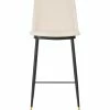 TOV Evora Cream Velvet Counter Stool (Set Of 2) Home Dining Chairs & Stools