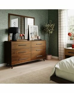 TOV Furniture Emery Pecan Bedroom Set Home Nightstands -TOV Shop 3050621834 RLLZ 6