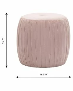 TOV Sommer Velvet Ottoman Home Ottomans & Poufs -TOV Shop 3050622406 RLLZ 2