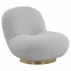 TOV Furniture Emily Velvet Swivel Chair Home Accent Chairs