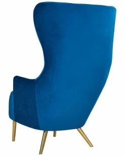 TOV Julia Velvet Wingback Chair Home Accent Chairs -TOV Shop 3050631029 RLLZ 3