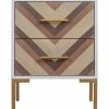 TOV Quinn White Side Table Home End & Side Tables