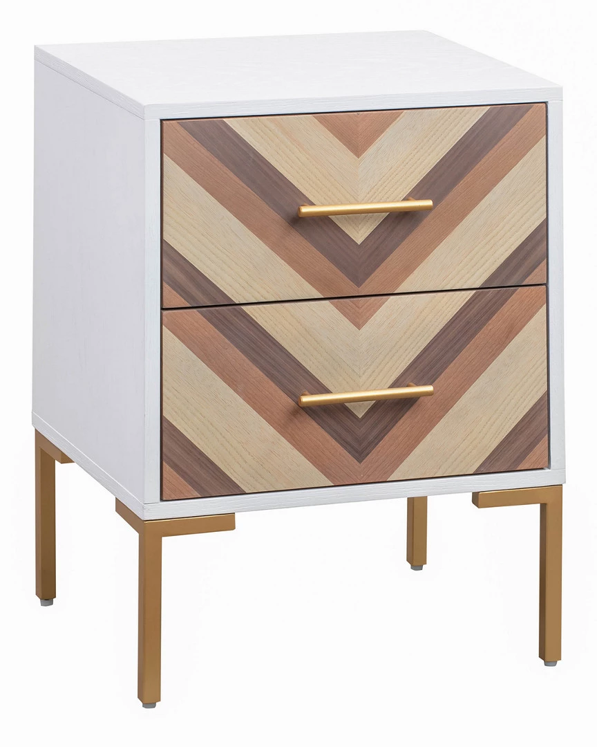 TOV Quinn White Side Table Home End & Side Tables 2 TOV Quinn White Side Table Home End & Side Tables - Image 2