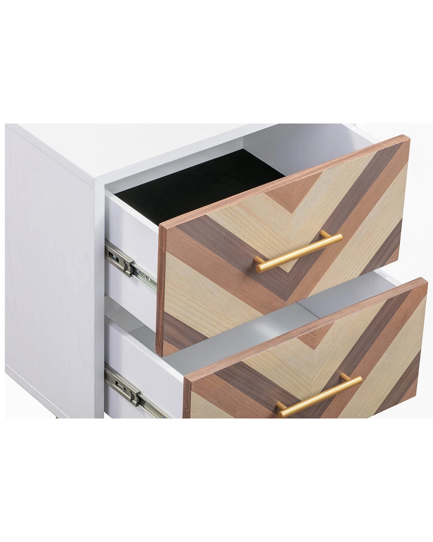 TOV Quinn White Side Table Home End & Side Tables 3 TOV Quinn White Side Table Home End & Side Tables - Image 3