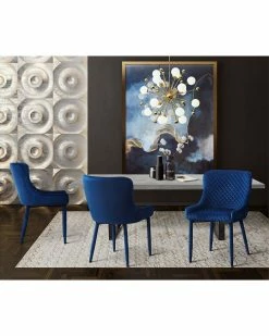 TOV Furniture Draco Velvet Chair Home Accent Chairs -TOV Shop 3050659511 RLLZ 2