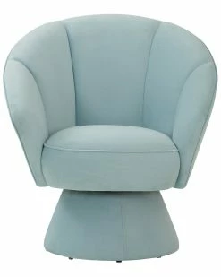 TOV Allora Blue Accent Chair Home Accent Chairs