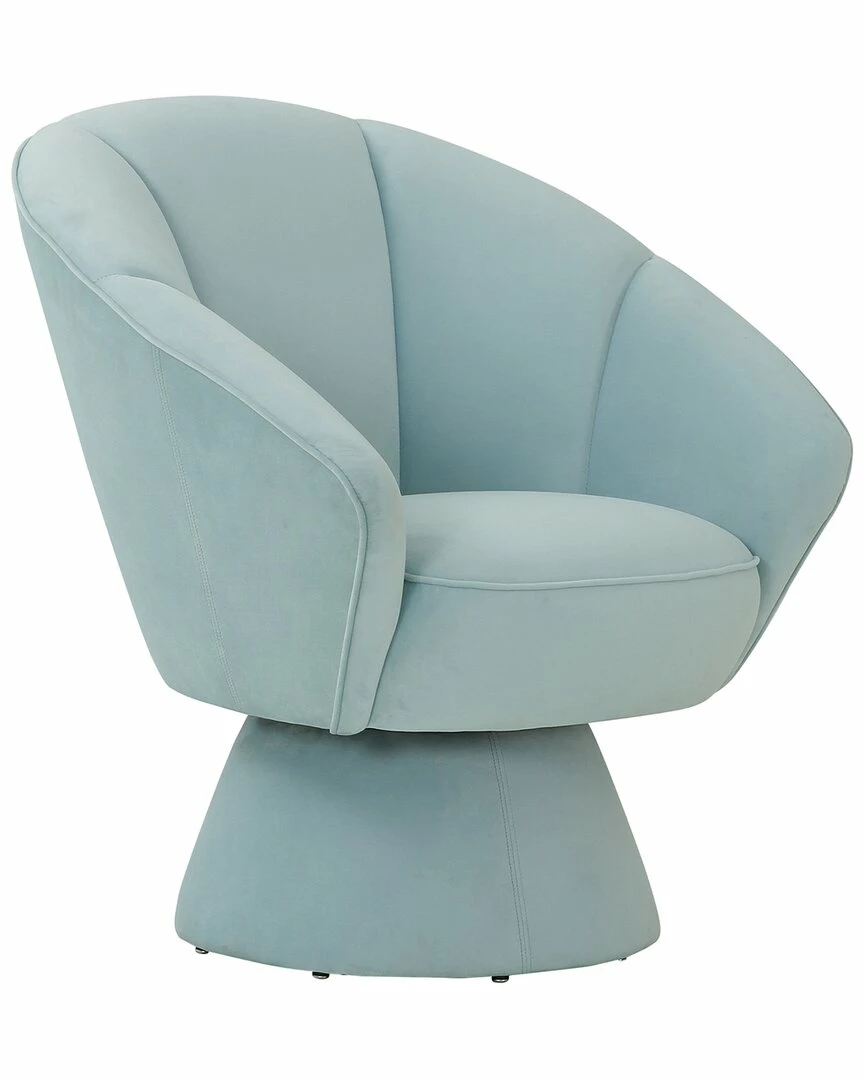 TOV Allora Blue Accent Chair Home Accent Chairs 2 TOV Allora Blue Accent Chair Home Accent Chairs - Image 2