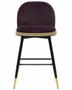 TOV Furniture Harley Velvet Counter Stool Home Dining Chairs & Stools -TOV Shop 3050670399 RLLZ 2