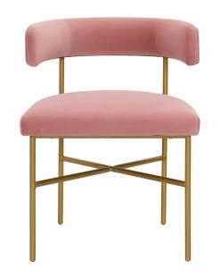 TOV Kim Performance Velvet Chair Home Accent Chairs -TOV Shop 3050679961 RLLZ 2