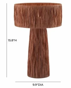 TOV Furniture Shelby Raffia Table Lamp Home Table & Desk Lamps -TOV Shop 3050682544 RLLZ 4
