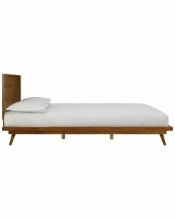 TOV Furniture Emery Pecan Queen Bed Home Beds & Headboards -TOV Shop 3050704348 RLLZ 3