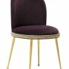TOV Furniture Harley Velvet Dining Chair Home Dining Chairs & Stools