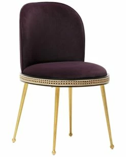 TOV Furniture Harley Velvet Dining Chair Home Dining Chairs & Stools
