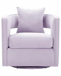 TOV Furniture Kennedy Swivel Chair Home Accent Chairs -TOV Shop 3050720199 RLLZ 3