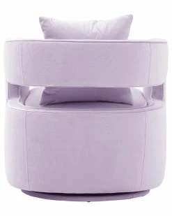 TOV Furniture Kennedy Swivel Chair Home Accent Chairs -TOV Shop 3050720199 RLLZ 4