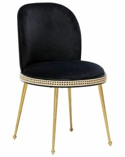 TOV Furniture Harley Velvet Dining Chair Home Dining Chairs & Stools