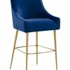 TOV Furniture Beatrix Velvet Bar Stool Home Dining Chairs & Stools