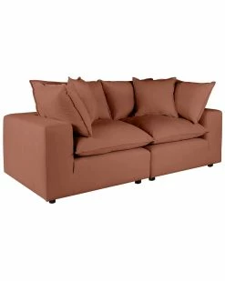 TOV Furniture Cali Modular Loveseat Home Sofas & Sectionals
