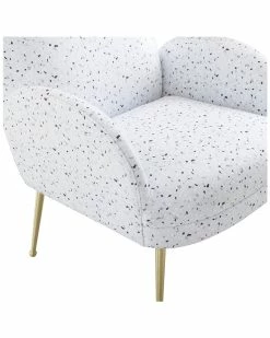 TOV Gwen Terrazzo Velvet Chair Home Accent Chairs -TOV Shop 3050745028 RLLZ 4
