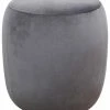 TOV Furniture Willow Velvet Ottoman Home Ottomans & Poufs