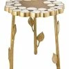 TOV Flor Handpainted Side Table Home End & Side Tables