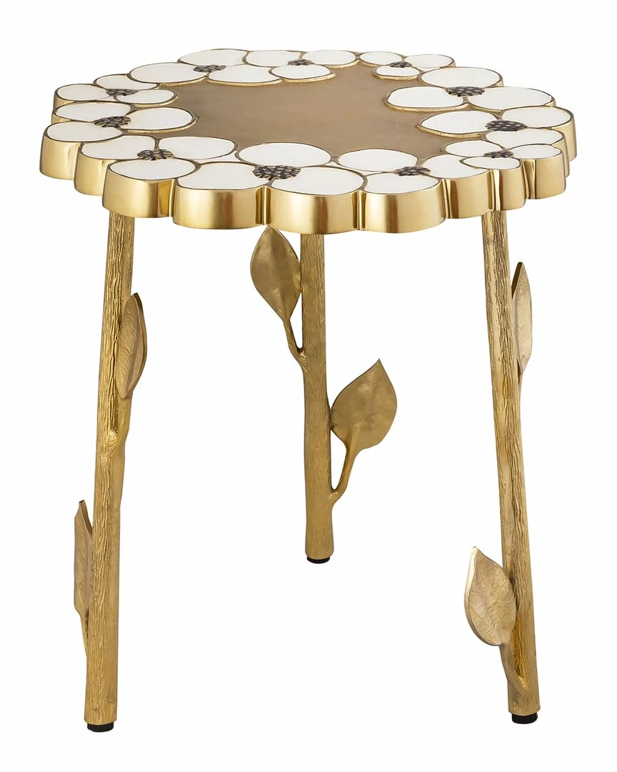 TOV Flor Handpainted Side Table Home End & Side Tables 1 TOV Flor Handpainted Side Table Home End & Side Tables