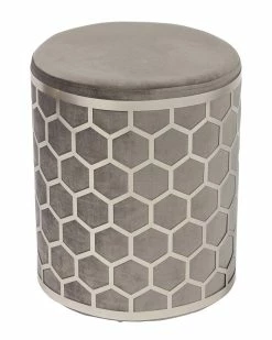 TOV Aubrey Ottoman Home Ottomans & Poufs