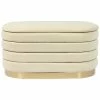 TOV Furniture Lillian Storage Bench Home Ottomans & Poufs