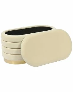 TOV Furniture Lillian Storage Bench Home Ottomans & Poufs -TOV Shop 3050755932 RLLZ 2