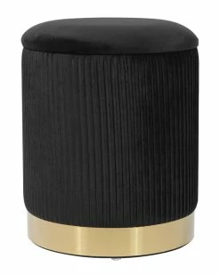 TOV Zoe Storage Ottoman Home Ottomans & Poufs