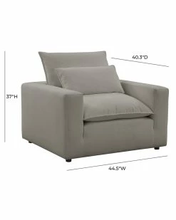 TOV Furniture Cali Armchair Home Accent Chairs -TOV Shop 3050766852 RLLZ 4