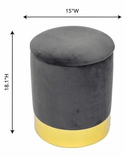 TOV Furniture Pri Storage Ottoman Home Ottomans & Poufs -TOV Shop 3050782689 RLLZ 3