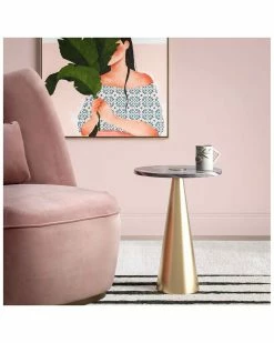 TOV Addyson Marble Side Table Home End & Side Tables -TOV Shop 3050786666 RLLZ 4