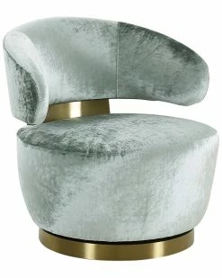 TOV Furniture Austin Velvet Chair Home Accent Chairs
