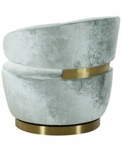 TOV Furniture Austin Velvet Chair Home Accent Chairs -TOV Shop 3050786798 RLLZ 4