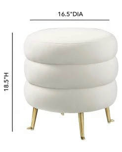 TOV Furniture Ladder Velvet Ottoman Home Ottomans & Poufs -TOV Shop 3050789059 RLLZ 3