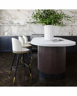 TOV Furniture Harley Velvet Counter Stool Home Dining Chairs & Stools -TOV Shop 3050793417 RLLZ 2